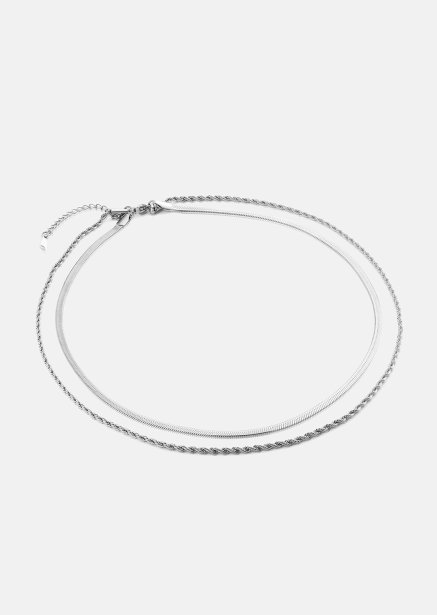Verona Ketting – Verzilverd