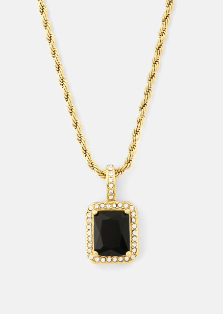 Ketting Black Luxe - 18k Verguld