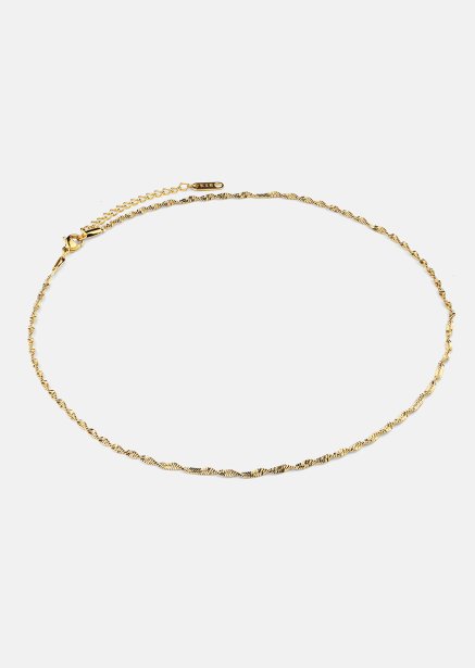 Ketting Twistad – 18k Verguld