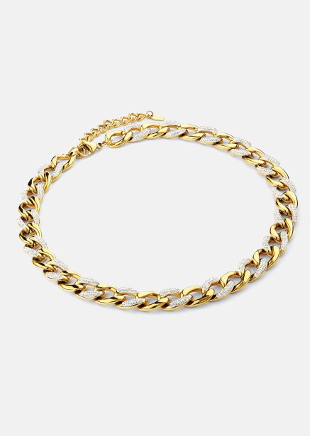 Ketting Cuban Shine - 18k Verguld