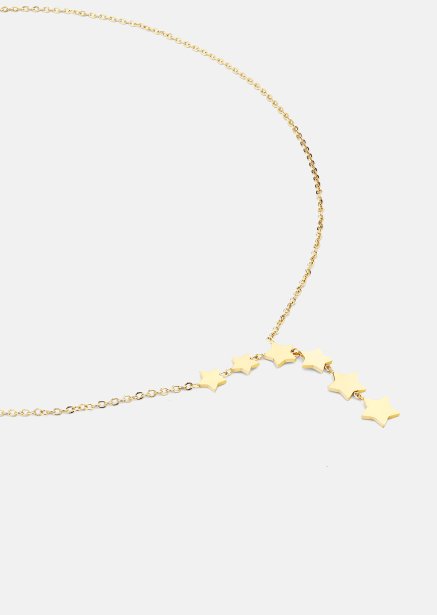 Ketting Stjärnfall - 18k Verguld