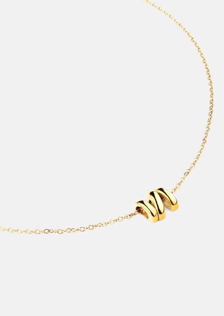 Ketting W-Twist – 18k Verguld