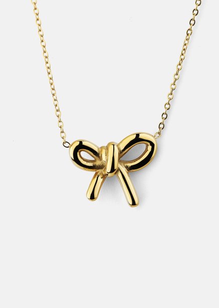 Ketting Golden Bow - 18k Verguld