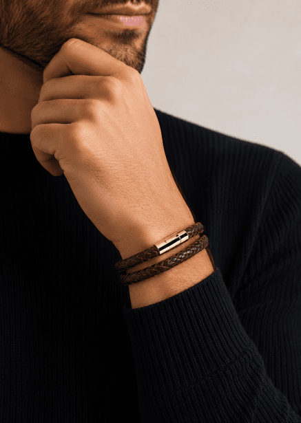 Leren armband Grit Embrace