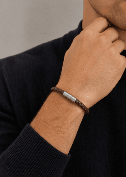 Leren armband Iron Vow