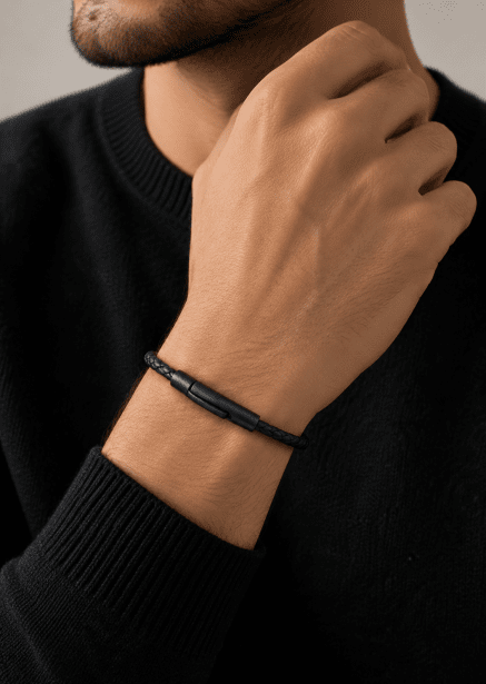 Leren armband Aegis Loop