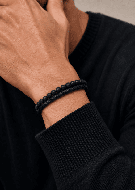 Leren armband Shadow Embrace