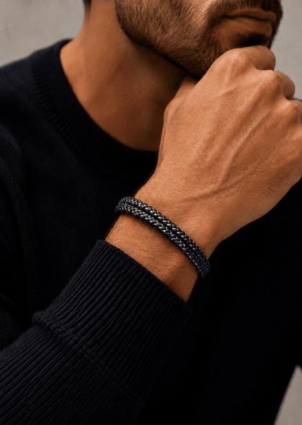 Leren armband Silent Crest