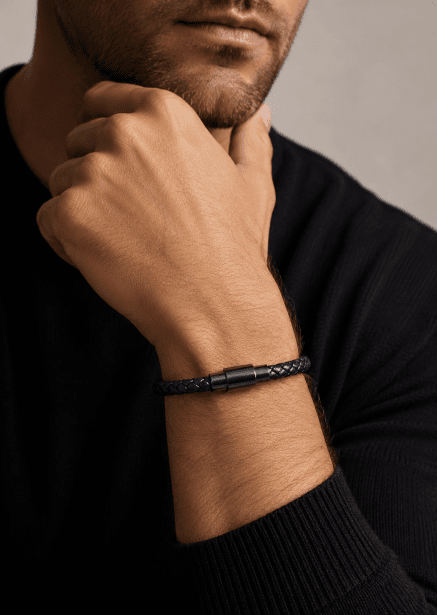 Leren armband Silvan Edge