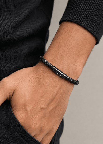 Leren armband Silvan Edge