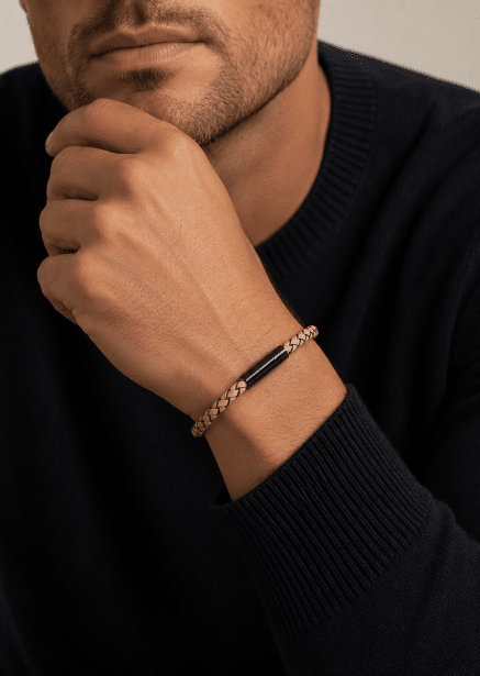 Leren armband Valiant Loop