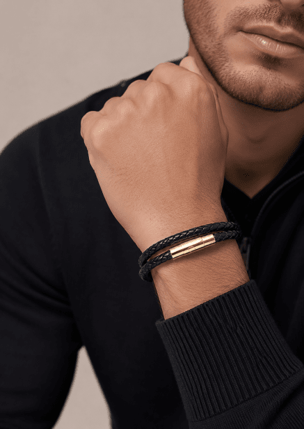 Leren armband Valor Edge