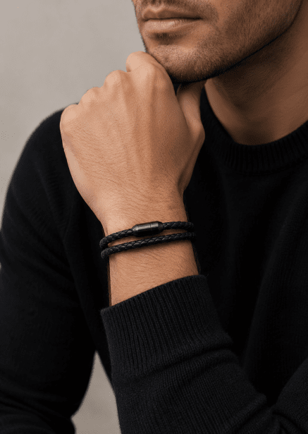 Leren armband Vanguard Thread
