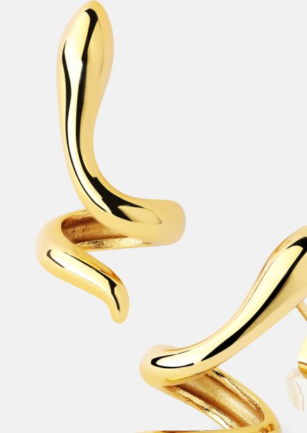 Serpentis Oorbellen – 18k Verguld