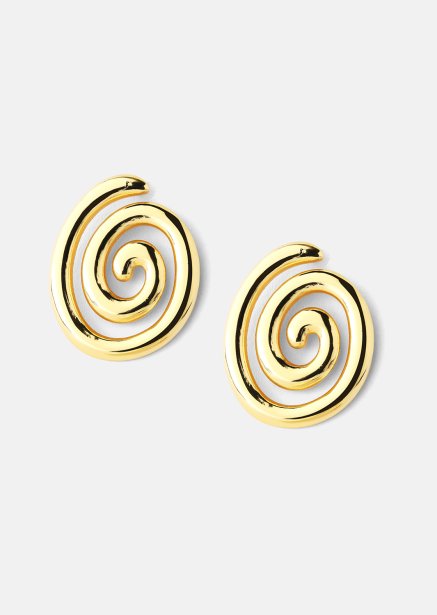 Resin Oorbel - 18k Verguld