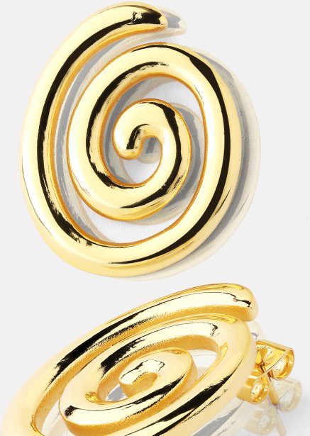 Resin Oorbel - 18k Verguld