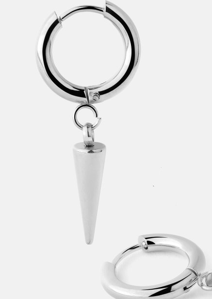 Oorbel Spike – Verzilverd