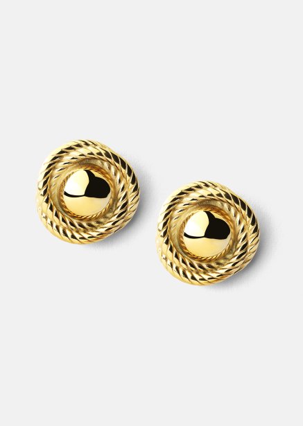 Oorbel Regal Twist - 18k Verguld