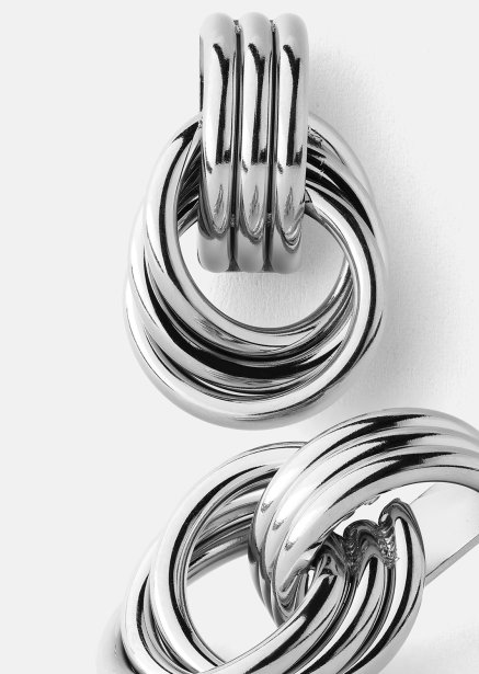 Oorbel Unity Loop - Verzilverd