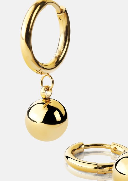 Oorbel Golden Orbit Hoops - 18k Verguld