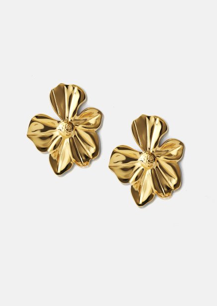 Florina Oorbellen - 18k Verguld