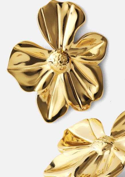 Florina Oorbellen - 18k Verguld