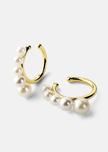 Perlina Oorbel - 18k Verguld