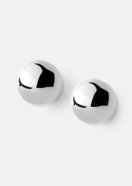 Orb Earrings - Verzilverd