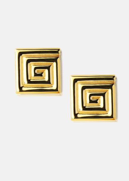 Oorbel Geometric Glow - 18k Verguld