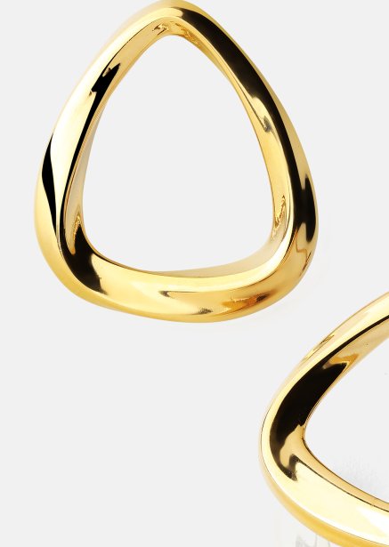 Oorbellen Flow – 18k Verguld