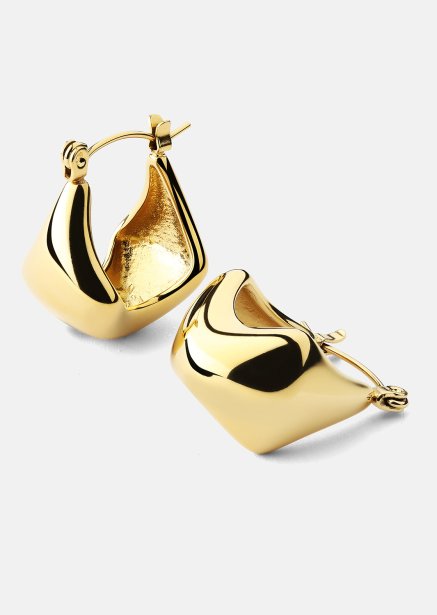 Oorbellen Glow Hoop – 18k Verguld