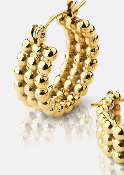 Oorbellen Sfera – 18k Verguld