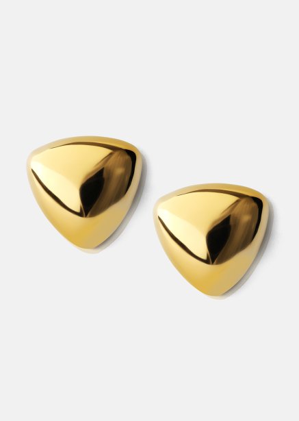 Oorbellen Bold Curve – 18k Verguld