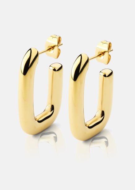 Oorbel Golden Flow- 18k Verguld