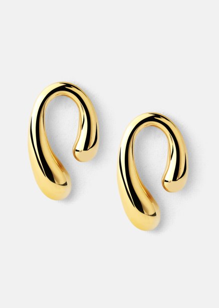 Oorbellen Sculpture – 18k Verguld