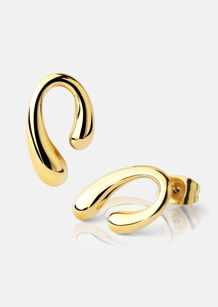 Oorbellen Sculpture – 18k Verguld