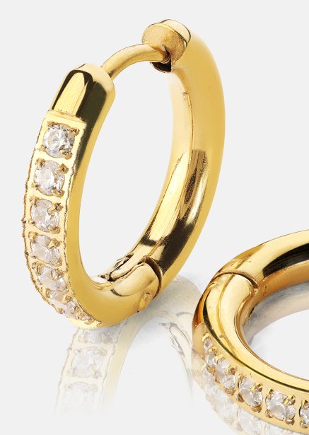 Oorbellen Golden Spark – 18k Verguld