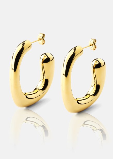 Oorbel Elegant Curve - 18k Verguld