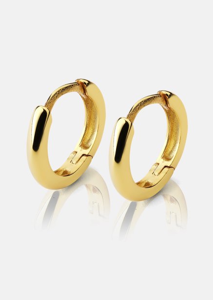 Oorbellen Mini Hoops- 18k Verguld