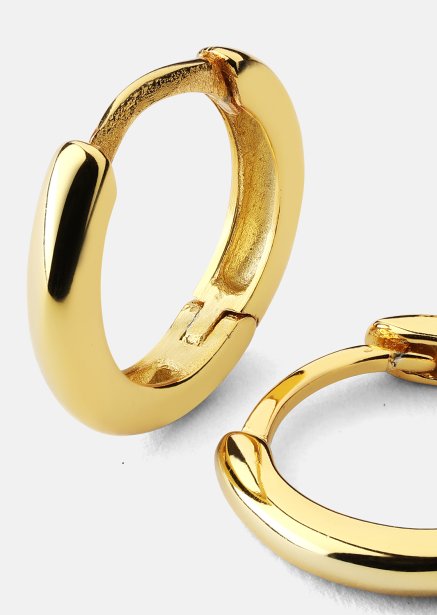 Oorbellen Mini Hoops- 18k Verguld