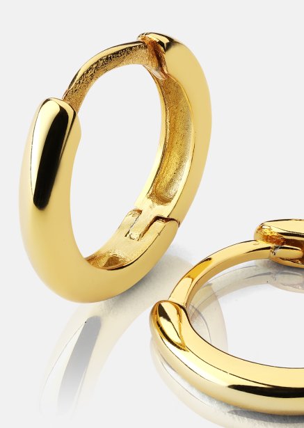 Oorbellen Mini Hoops- 18k Verguld