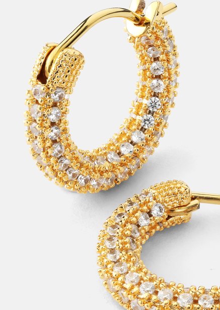 Elegans Oorbel - 18k Verguld