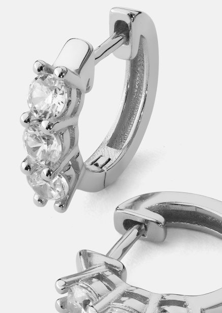 Oorbel Cirvia Spark - Verzilverd