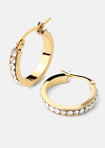 Oorbel CrystalGlow - 18k Verguld