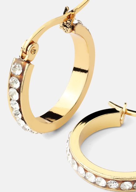 Oorbel CrystalGlow - 18k Verguld