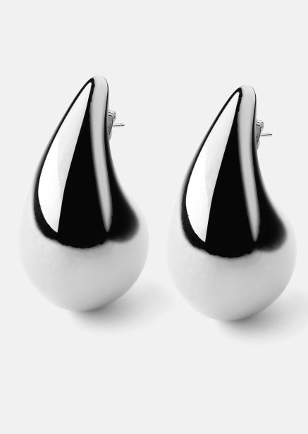 Oorbel Liquid Glow - Verzilverd