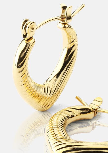 Oorbellen Elegans – 18k Verguld