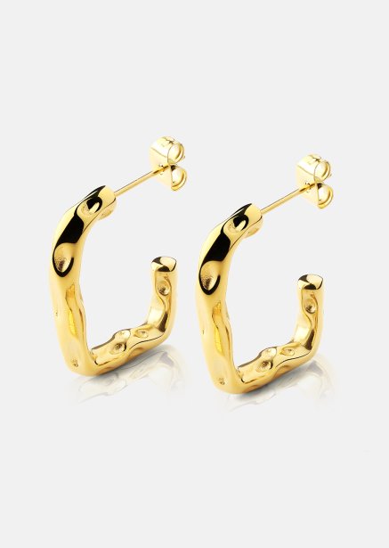 Oorbel Sculptura - 18k Verguld