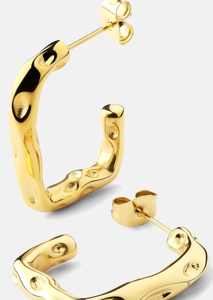 Oorbel Sculptura - 18k Verguld