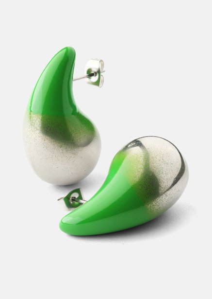 Oorbellen Verdé Glow – Verzilverd